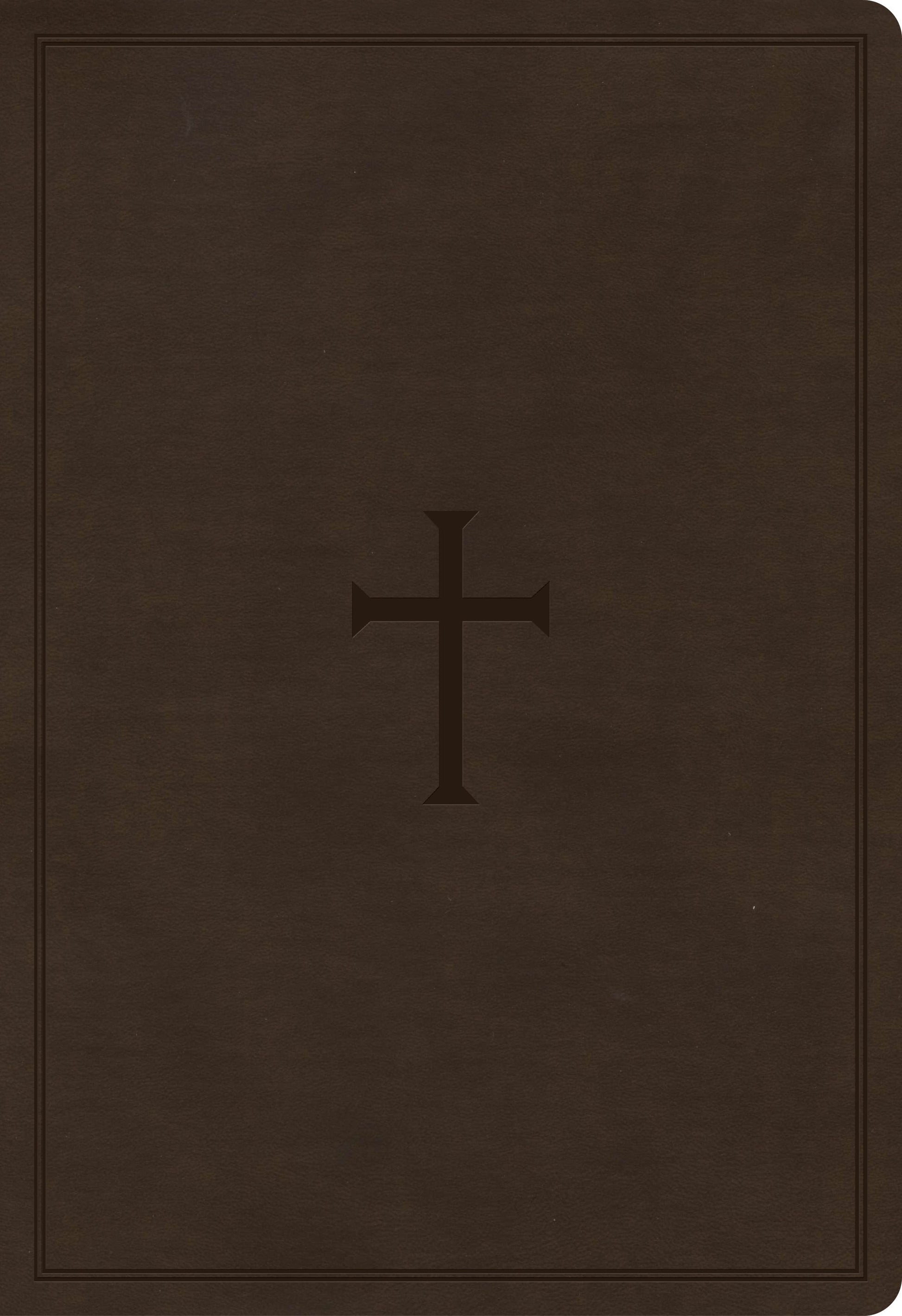 CSB Super Giant Print Reference Bible, Brown - Re-vived