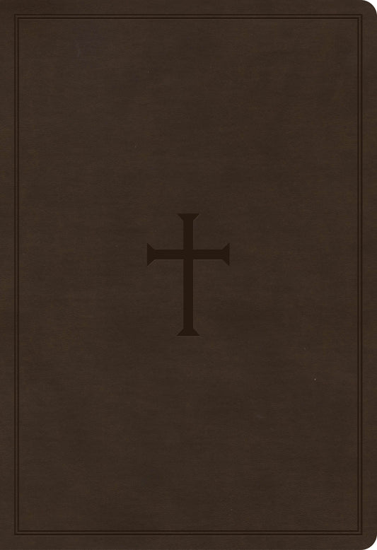 CSB Super Giant Print Reference Bible, Brown - Re-vived
