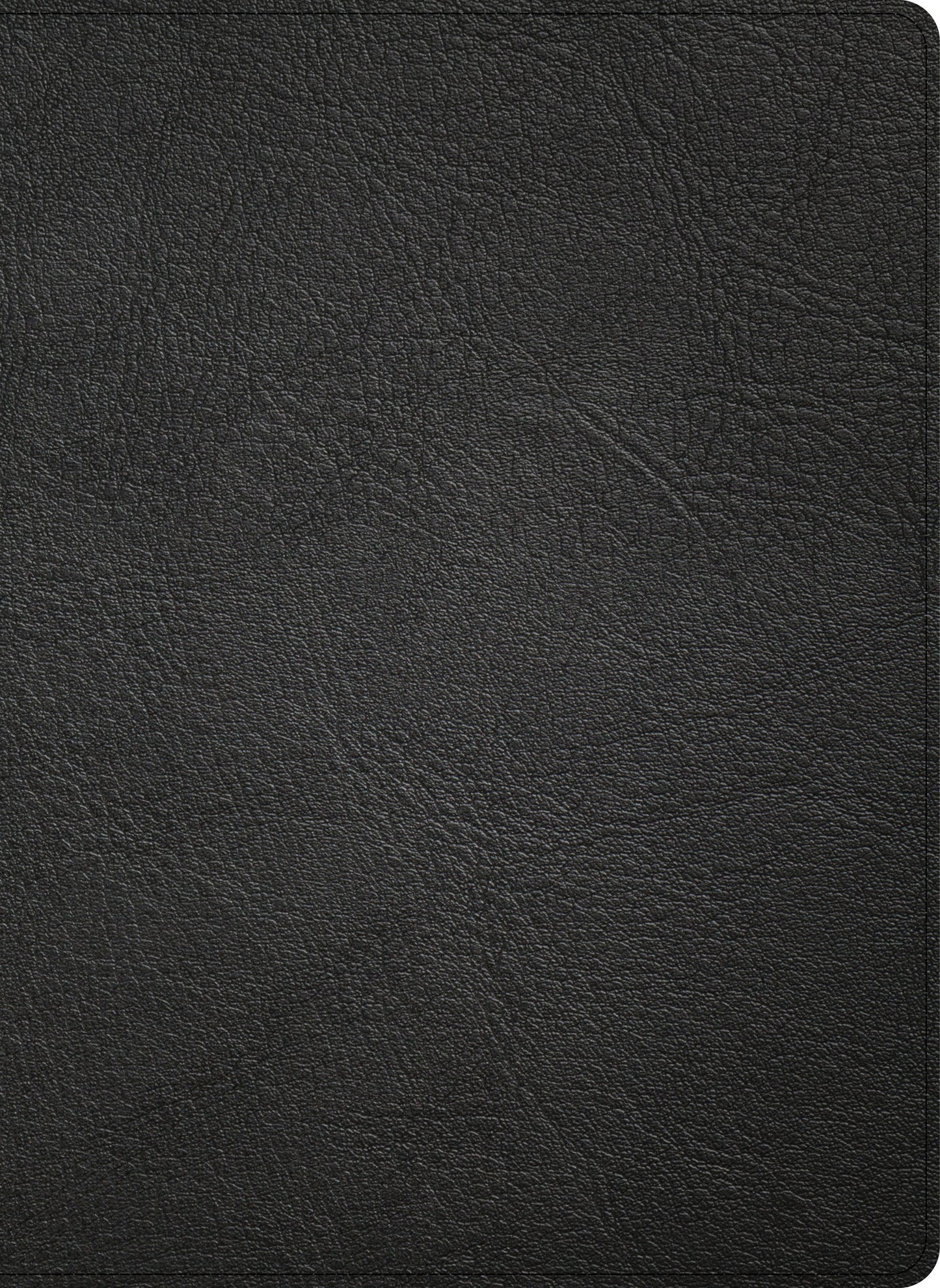 KJV Single-Column Wide-Margin Bible, Black Goatskin - Re-vived