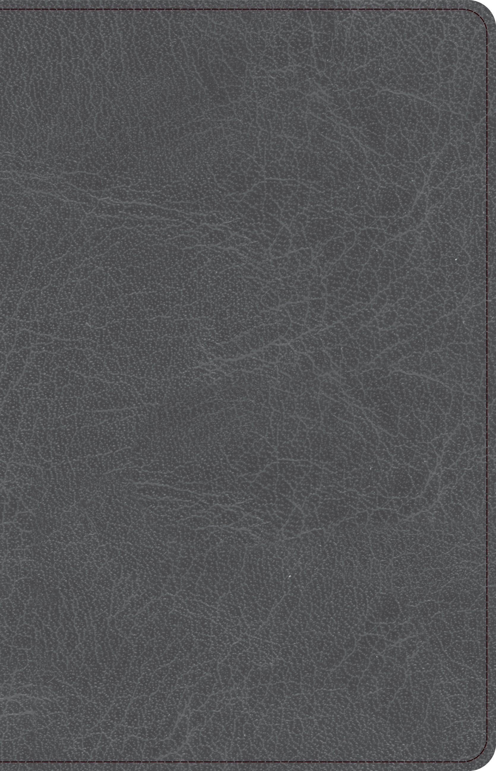 CSB Thinline Bible, Charcoal LeatherTouch - Re-vived