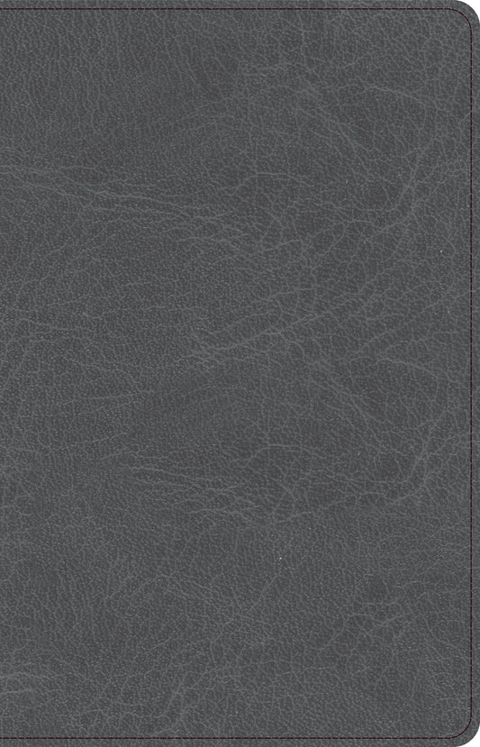 CSB Thinline Bible, Charcoal LeatherTouch - Re-vived