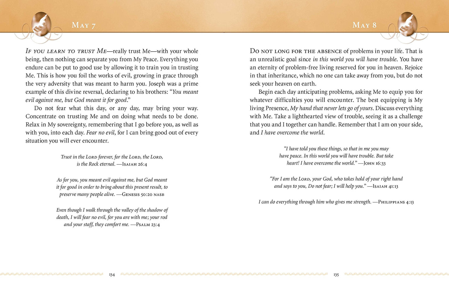 Jesus Calling Imitation Leather Large Print - Re-vived