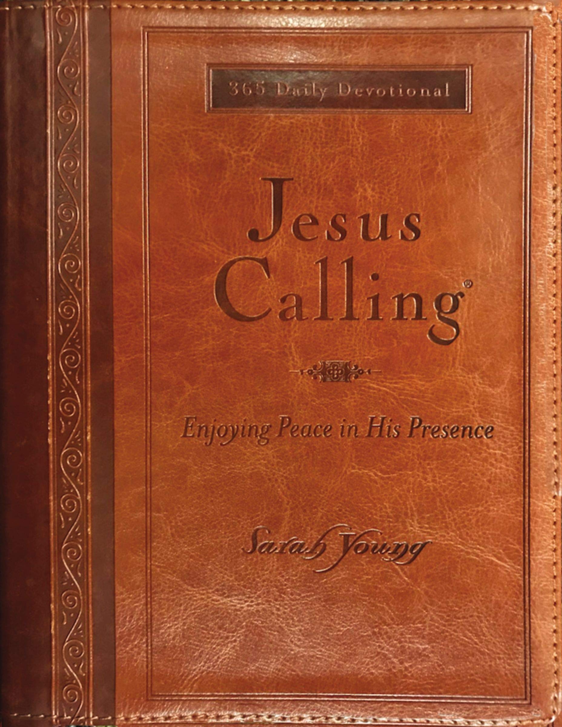 Jesus Calling Imitation Leather Large Print - Re-vived