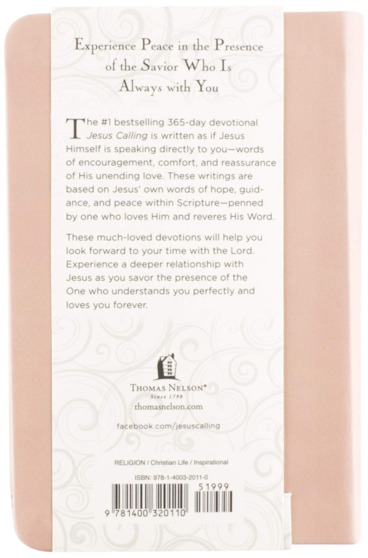 Jesus Calling - Deluxe Edition Pink Cover - Re-vived