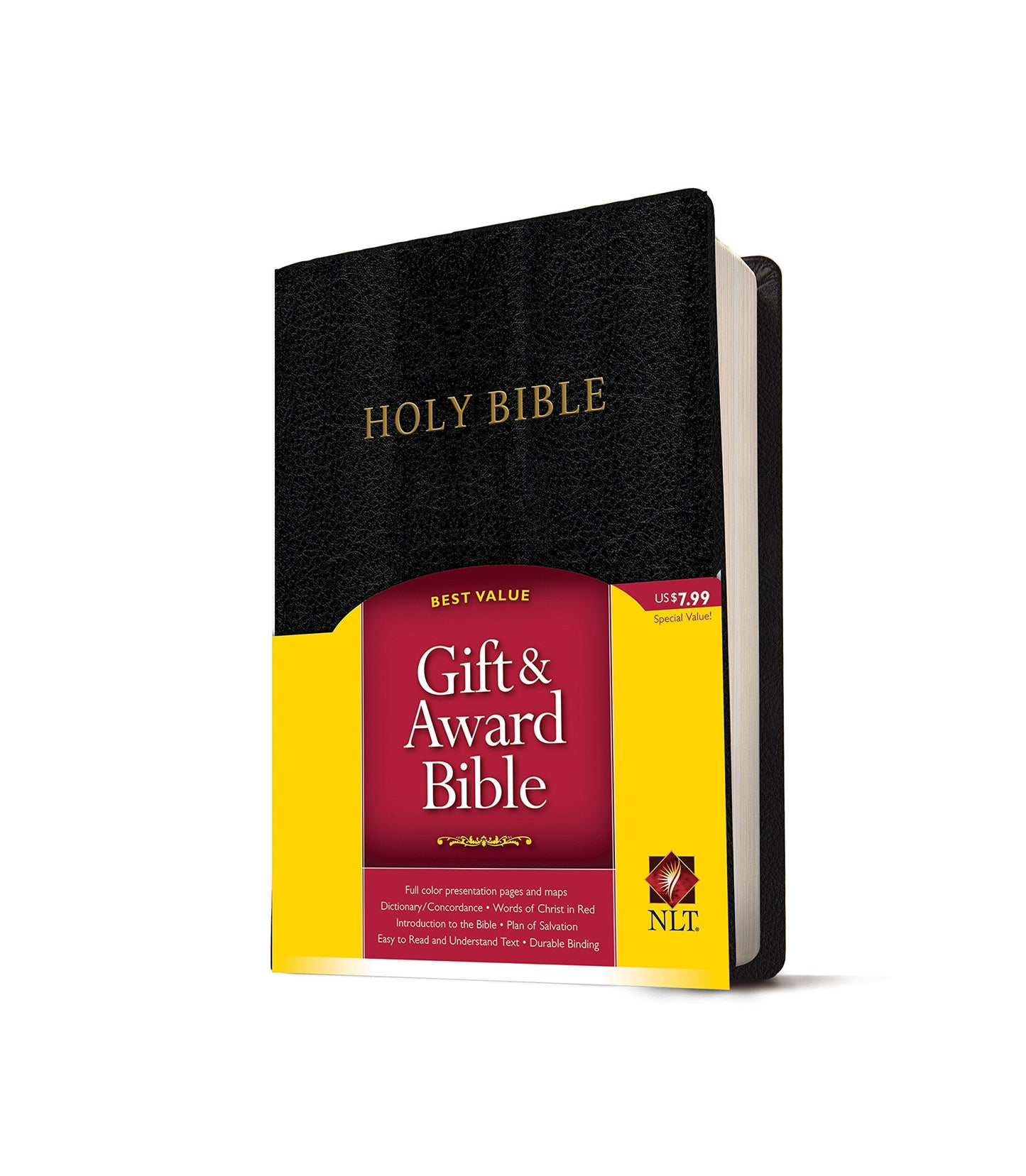 NLT Gift And Award Bible, Black - Re-vived