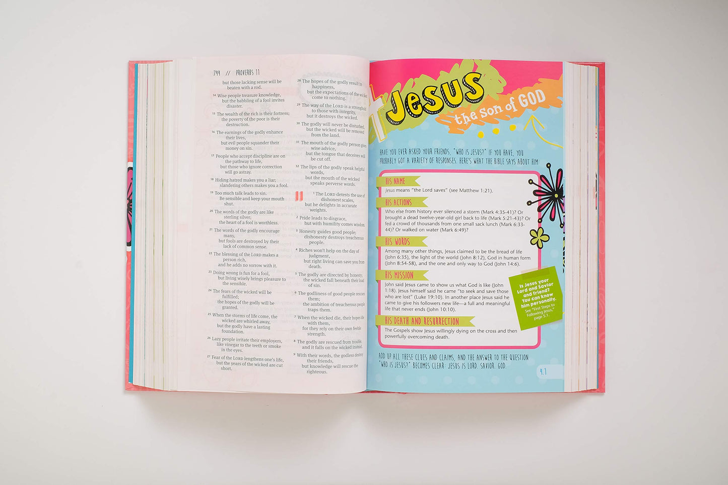 NLT Girls Life Application Study Bible - Re-vived