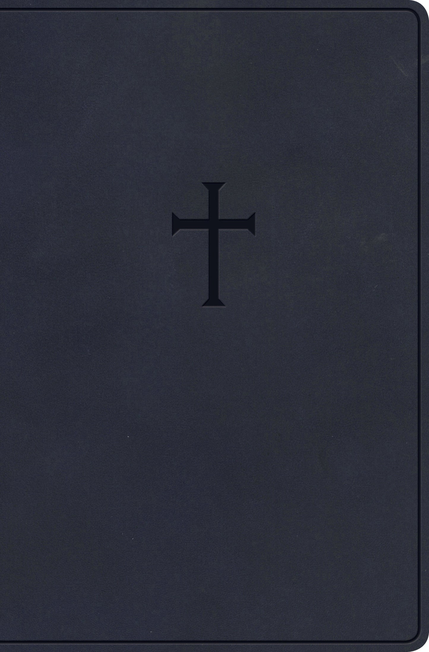 CSB Everyday Study Bible, Navy Cross LeatherTouch - Re-vived