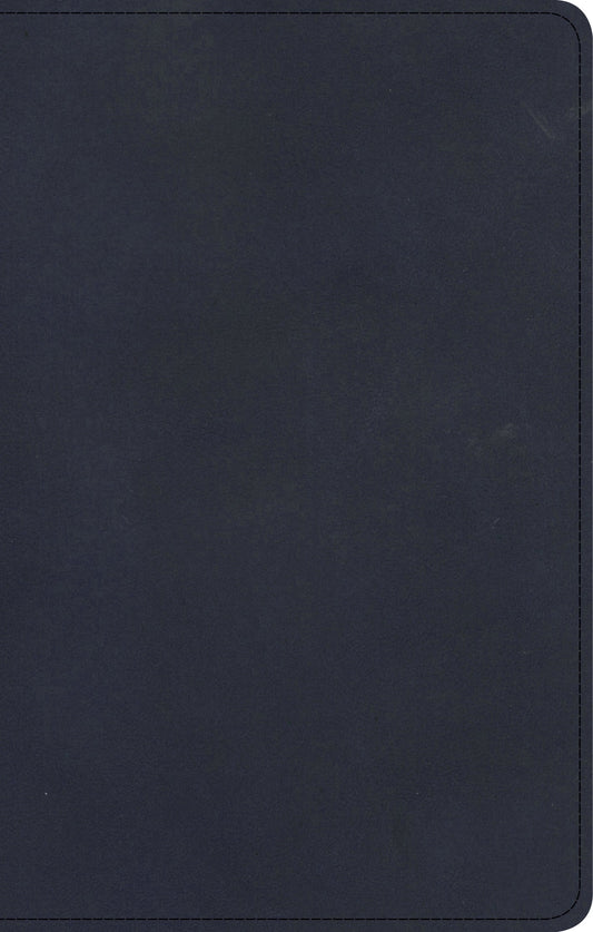 CSB Personal Size Bible, Navy LeatherTouch - Re-vived