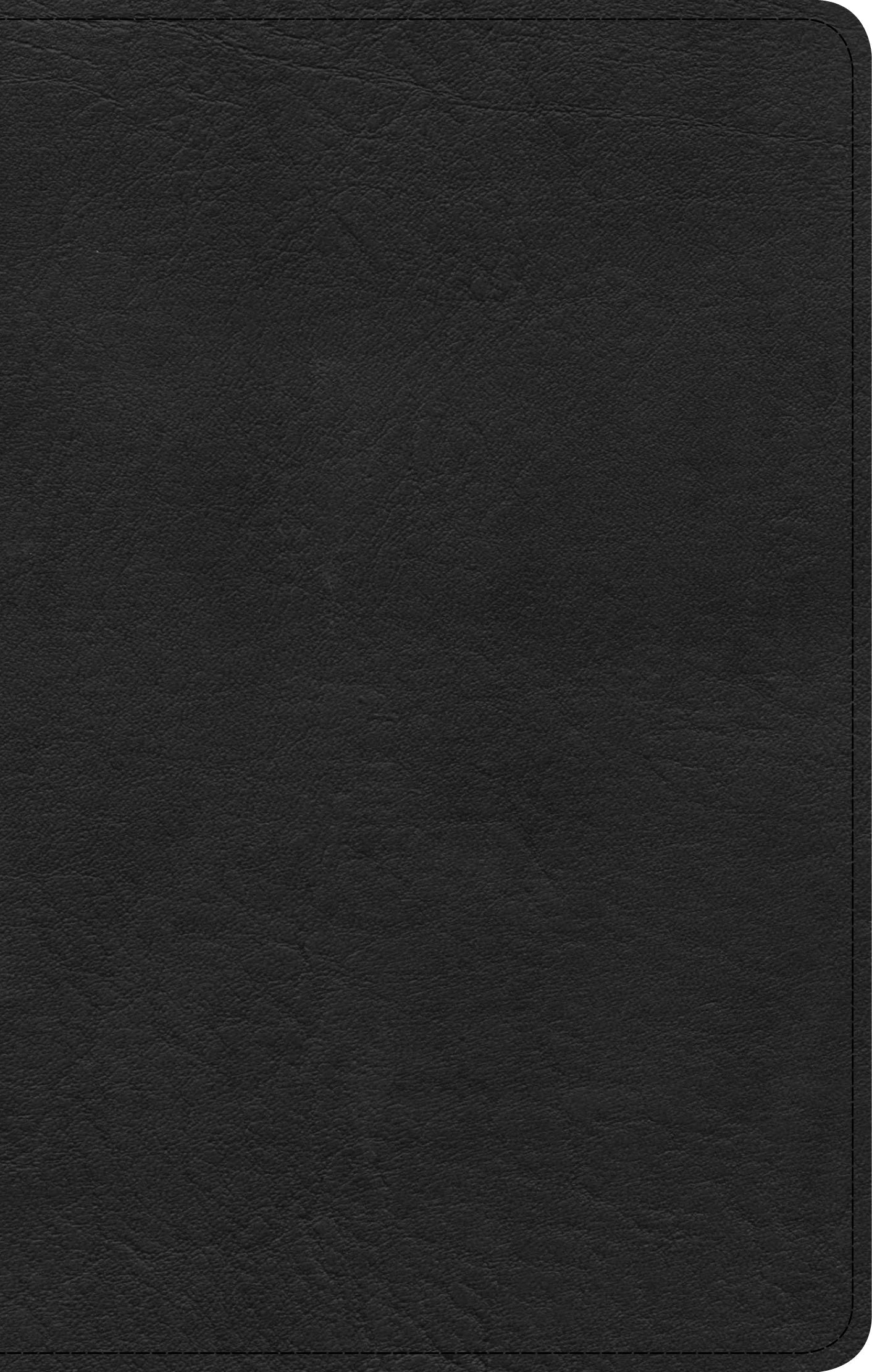 CSB Personal Size Bible, Black Genuine Leather - Re-vived
