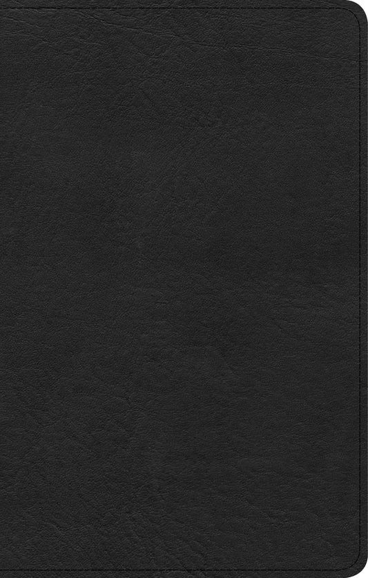 CSB Personal Size Bible, Black Genuine Leather - Re-vived
