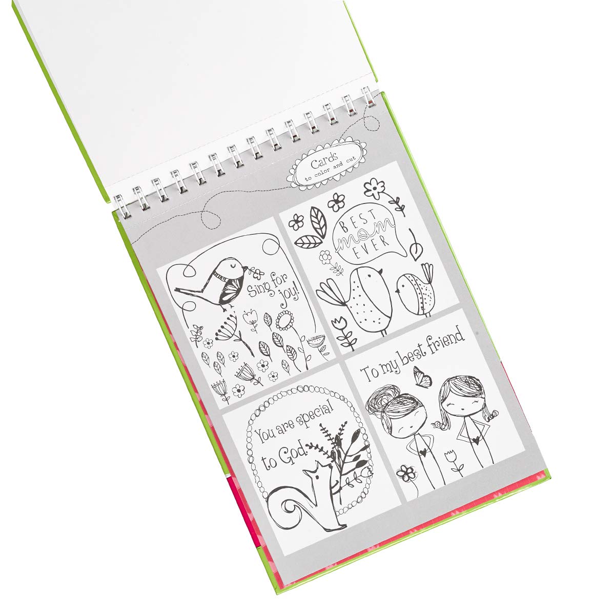 Inspirational Coloring Book for Girls - Re-vived