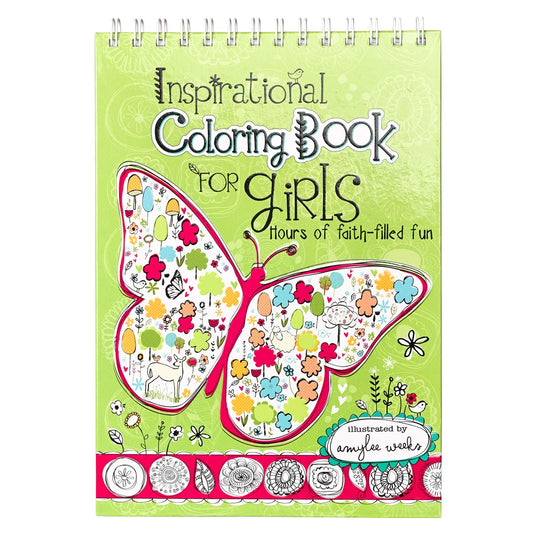 Inspirational Coloring Book for Girls - Re-vived