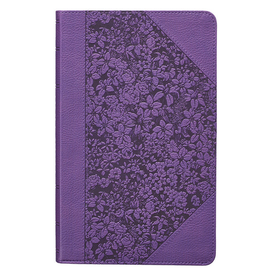 KJV Giant Print Bible, Purple - Re-vived