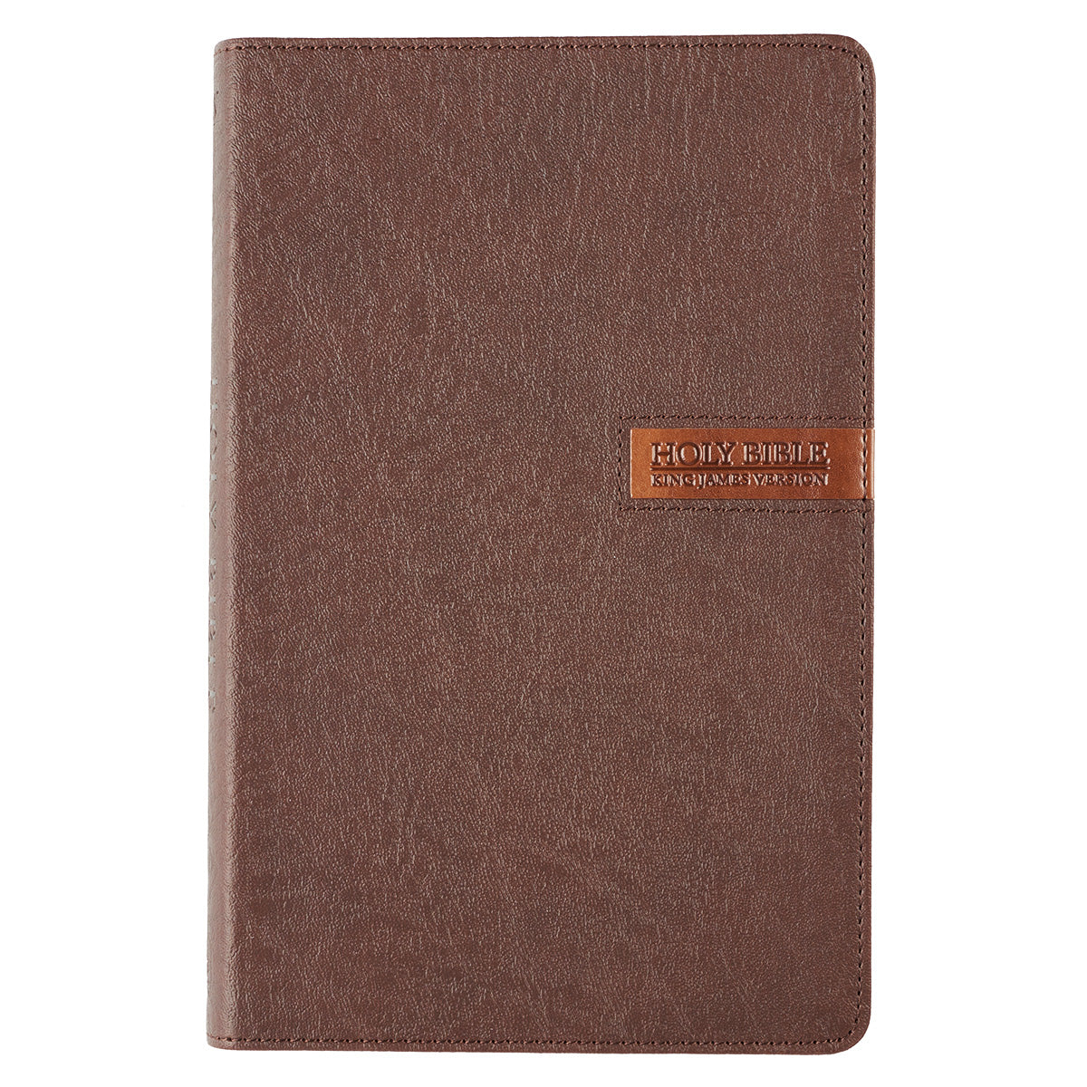 KJV Standard Size Bible, Brown - Re-vived