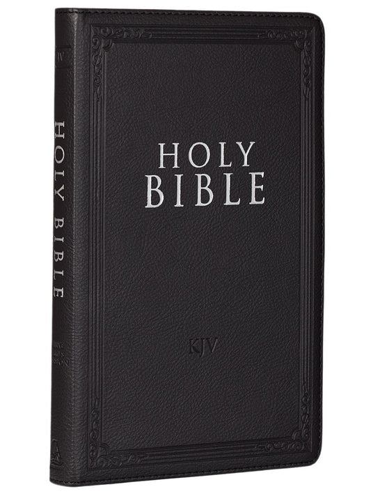 KJV Gift & Award Bible, Black, Lux Leather - Re-vived