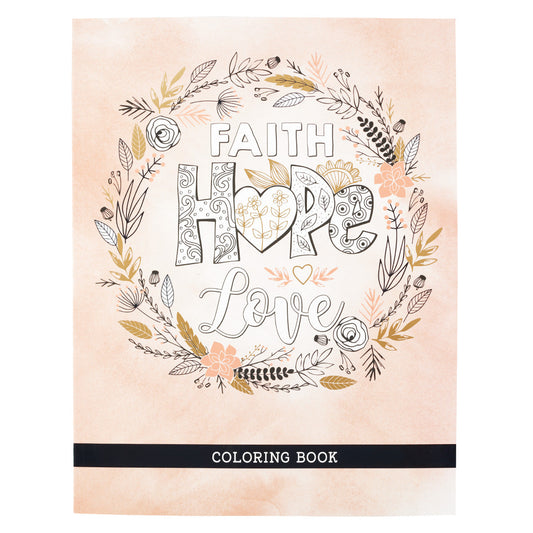 Faith Hope Love Colouring Book - Re-vived