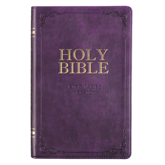 KJV Gift Edition Bible, Purple, Thumb Indexed - Re-vived