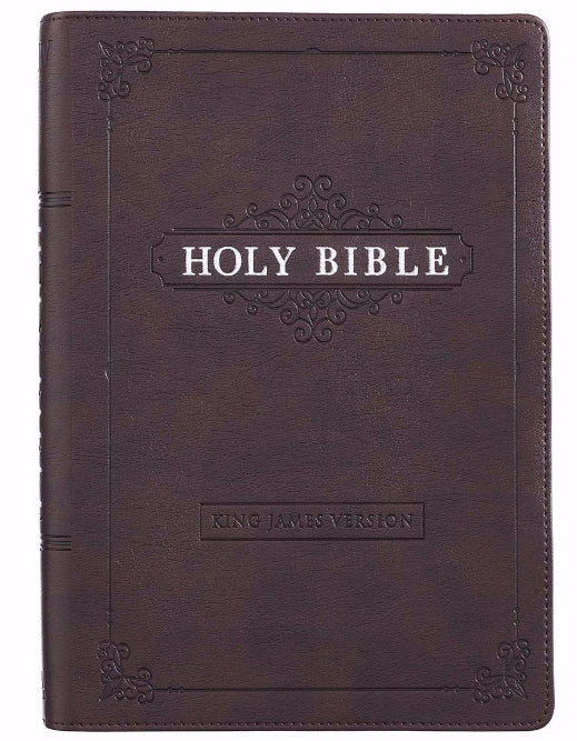 KJV Giant Print Bible, Black, Indexed - Re-vived