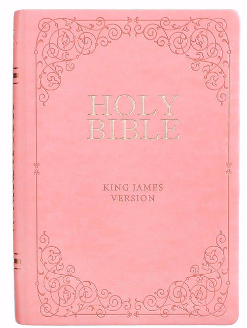 KJV Giant Print Bible, Pink - Re-vived