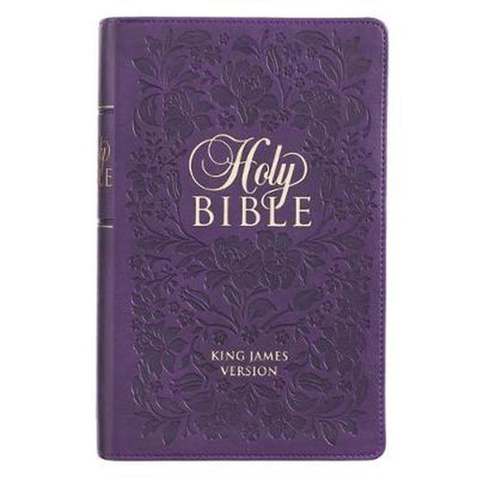 KJV Giant Print Bible, Purple, Thumb Indexed - Re-vived