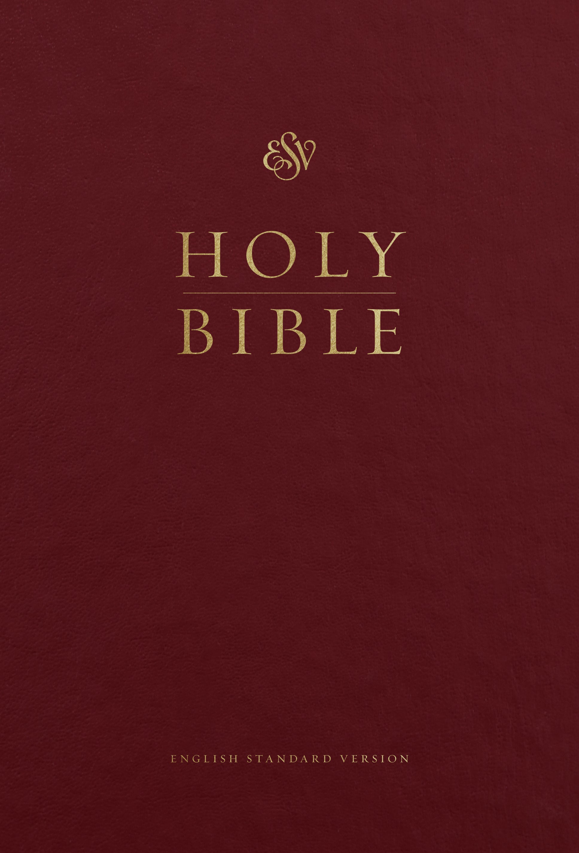 ESV Pew and Worship Bible, Large Print (Burgundy) - Re-vived