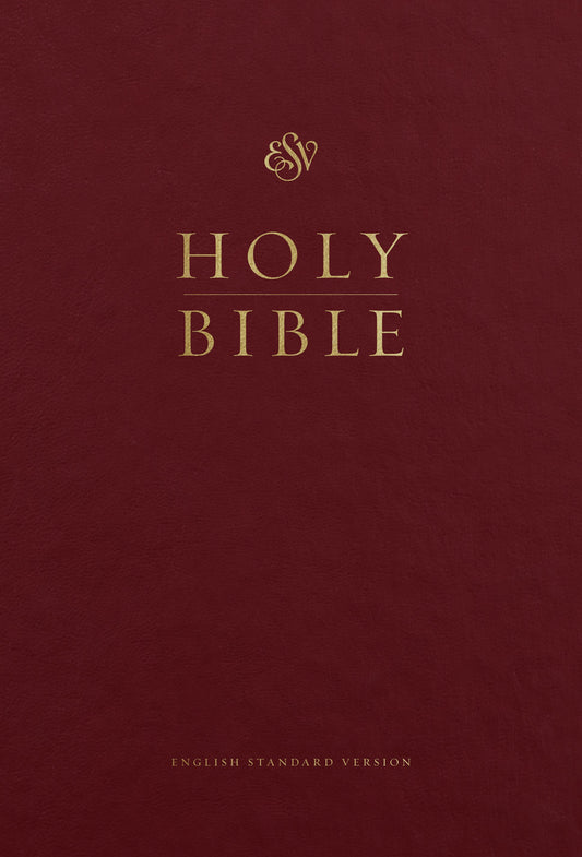 ESV Pew and Worship Bible, Large Print (Burgundy) - Re-vived