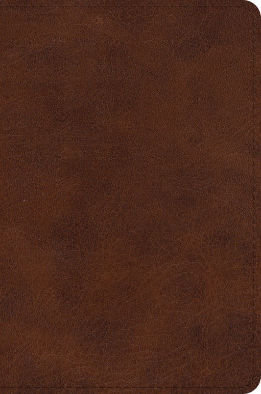 ESV Large Print Bible, TruTone, Deep Brown - Re-vived