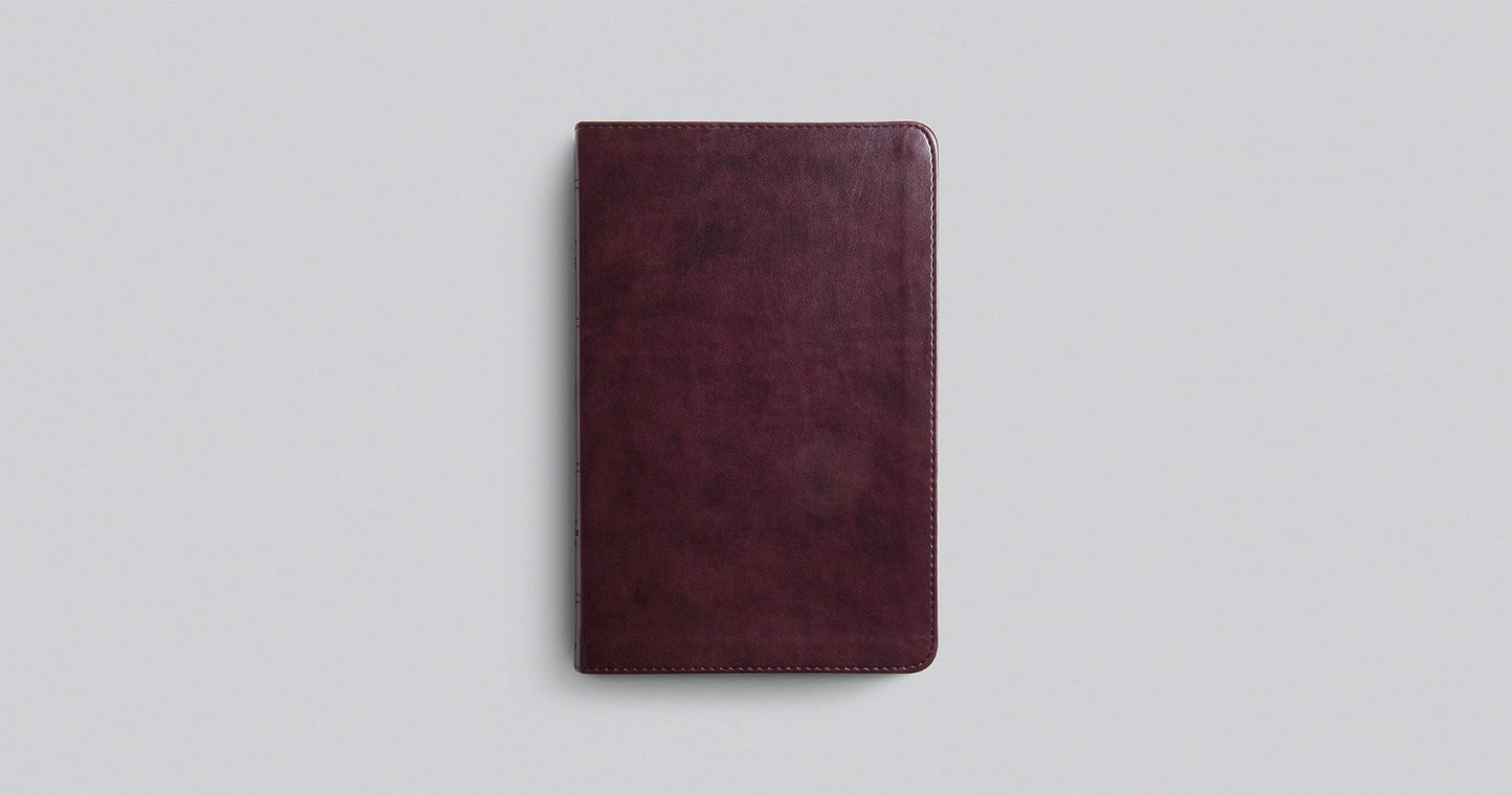 ESV Large Print Thinline Bible, TruTone, Mahogany - Re-vived