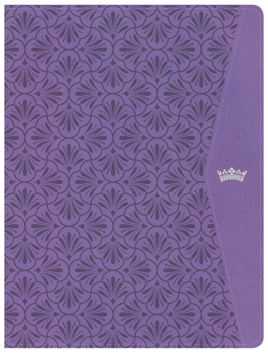 CSB Tony Evans Study Bible, Purple LeatherTouch - Re-vived