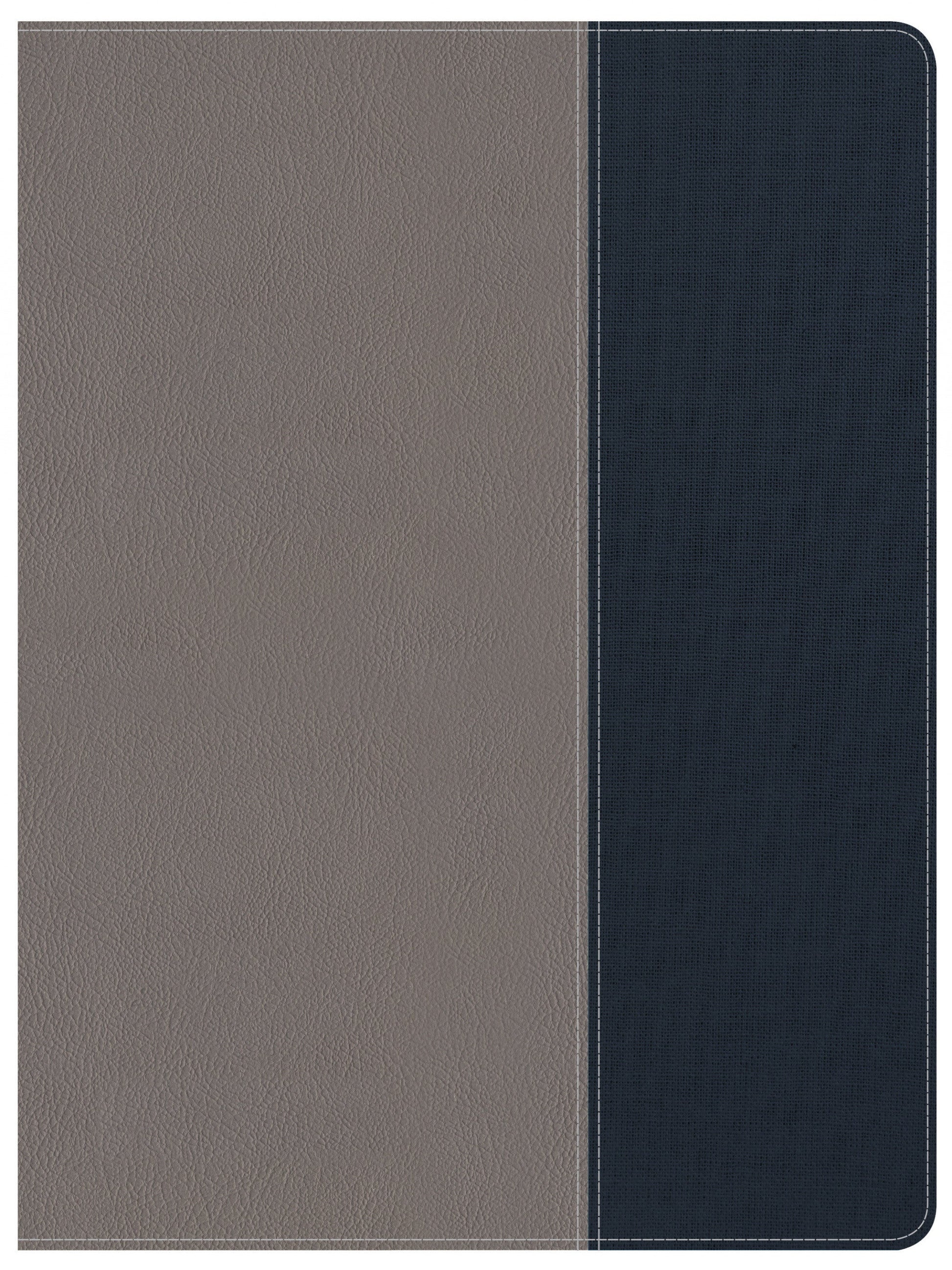 CSB Apologetics Study Bible for Students, Gray/Navy Leathertouch - Re-vived