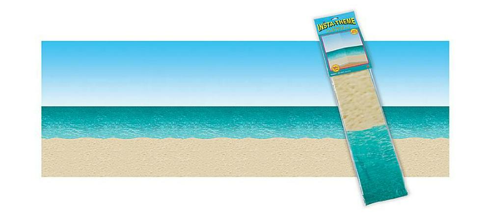 Ocean And Beach Plastic Backdrop - Re-vived