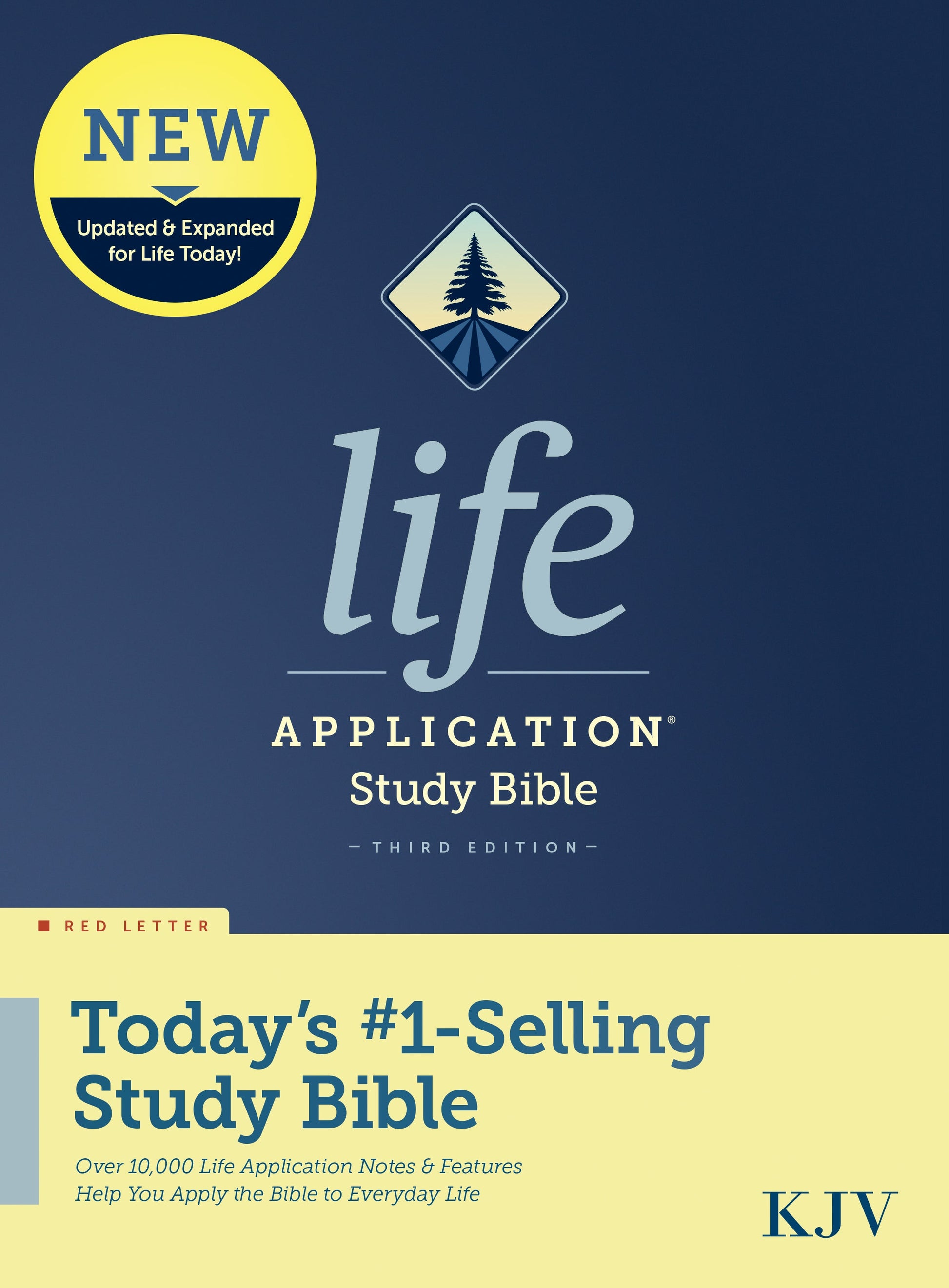 KJV Life Application Study Bible, Third Edition, Red Letter - Re-vived