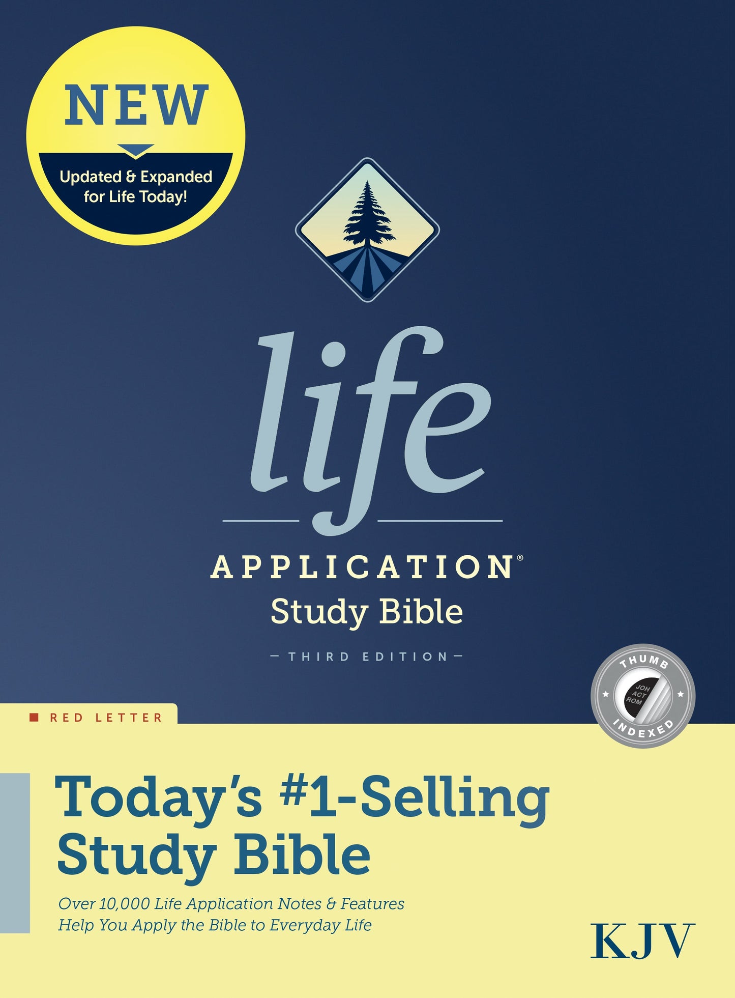KJV Life Application Study Bible, Third Edition, Red Letter - Re-vived