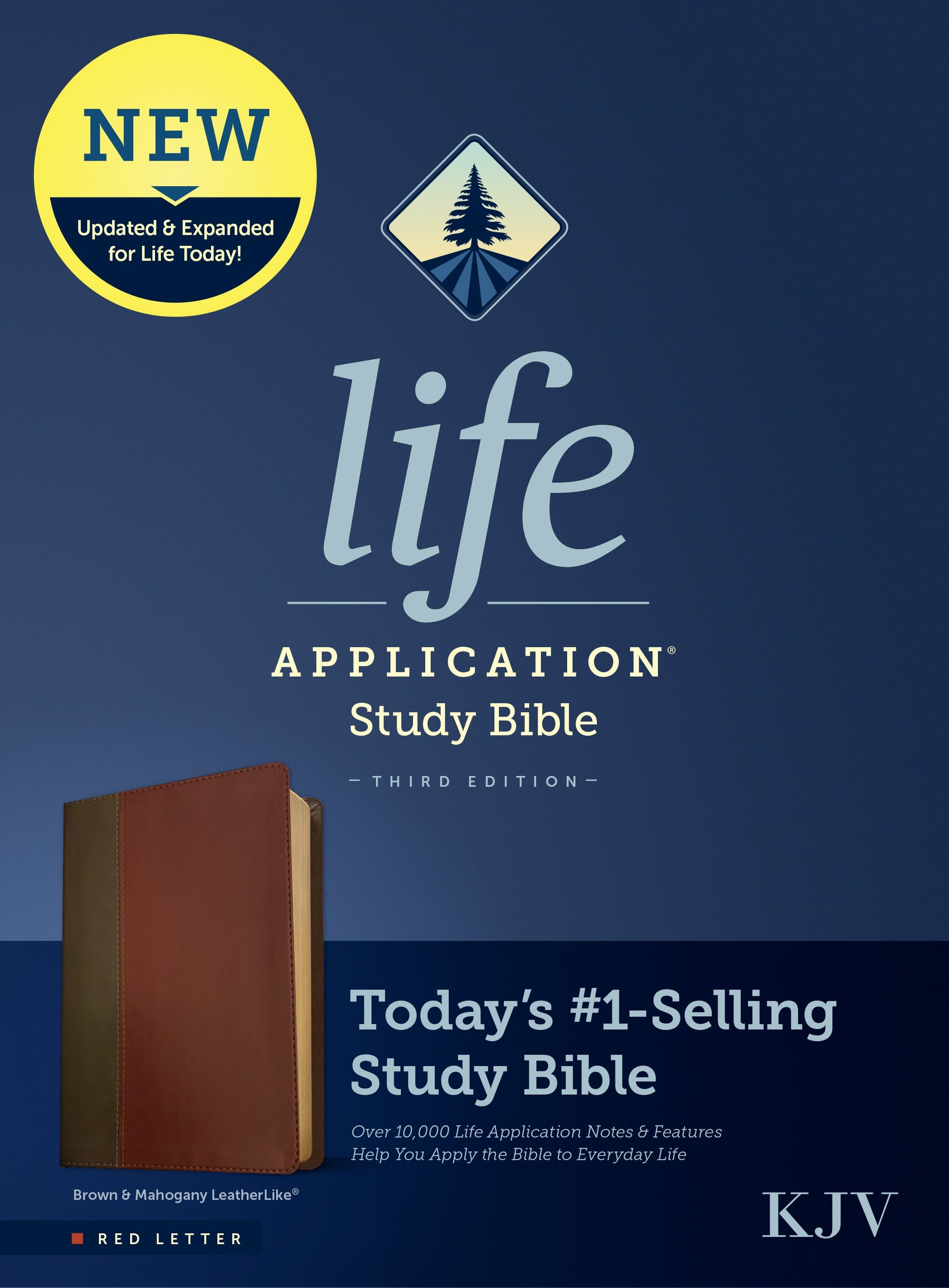 KJV Life Application Study Bible, Third Edition, Brown - Re-vived