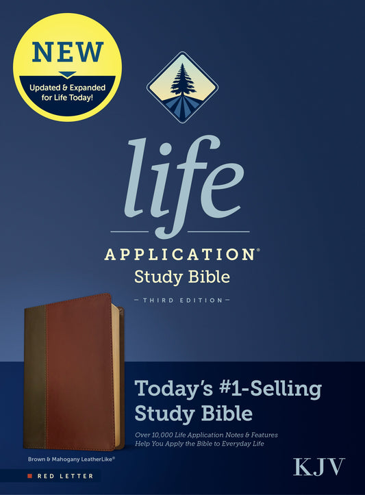 KJV Life Application Study Bible, Third Edition, Brown - Re-vived