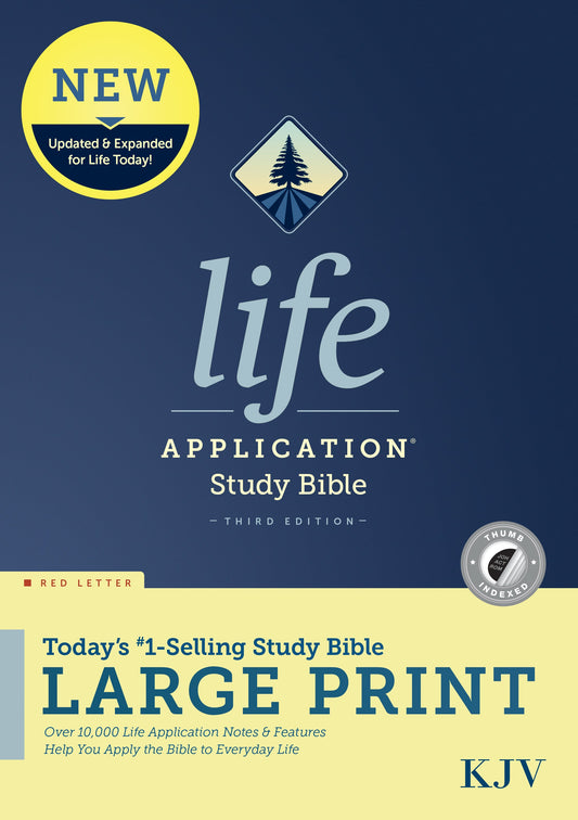 KJV Life Application Study Bible, Third Edition, Large Print - Re-vived