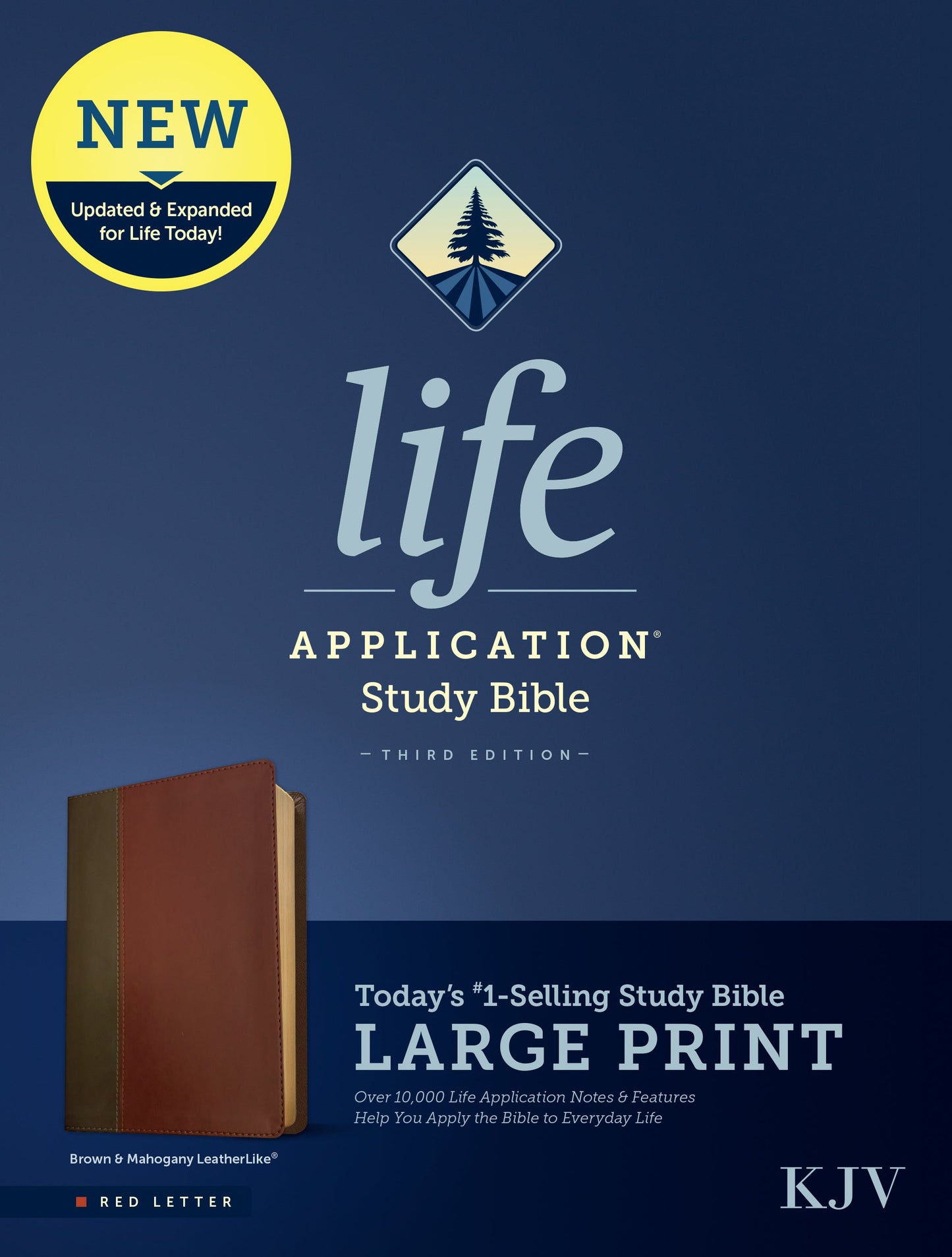 KJV Life Application Study Bible, Third Edition, Large Print - Re-vived