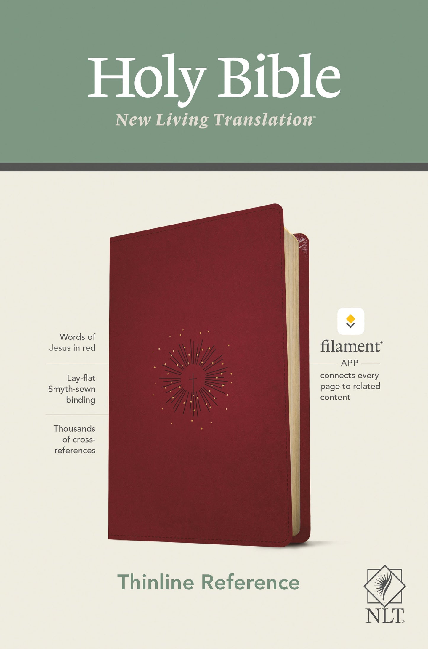 NLT Thinline Reference Bible, Filament Enabled Edition - Re-vived