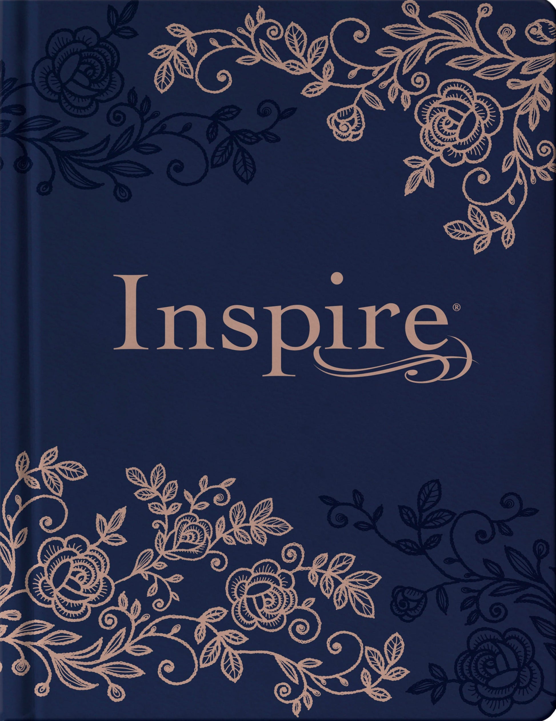 NLT Inspire Bible, Navy - Re-vived