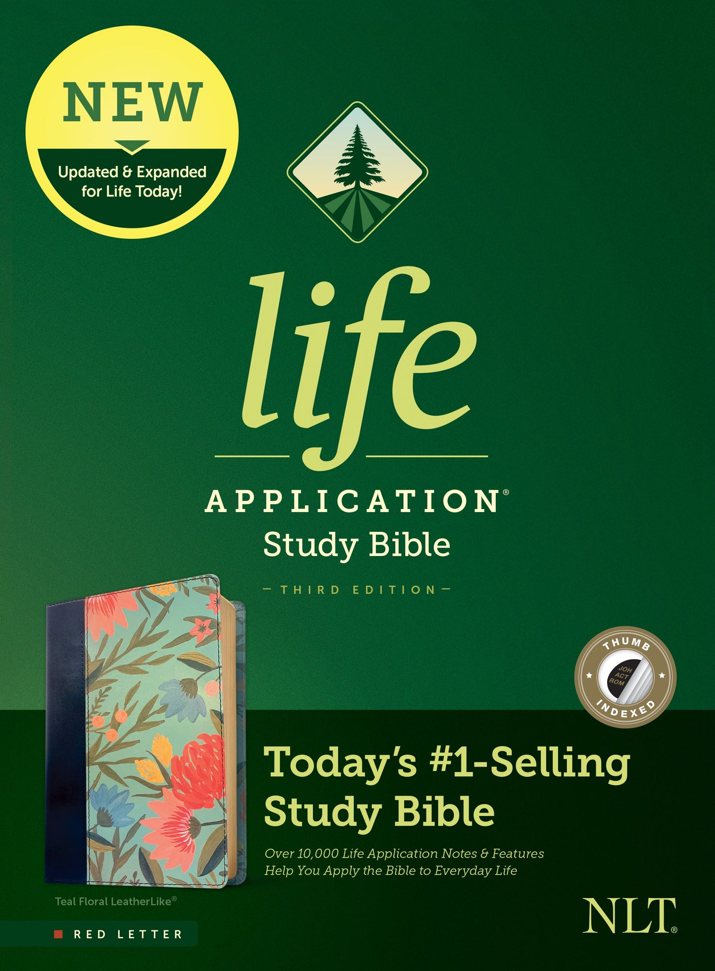 NLT Life Application Study Bible, Third Edition, Teal, Index - Re-vived