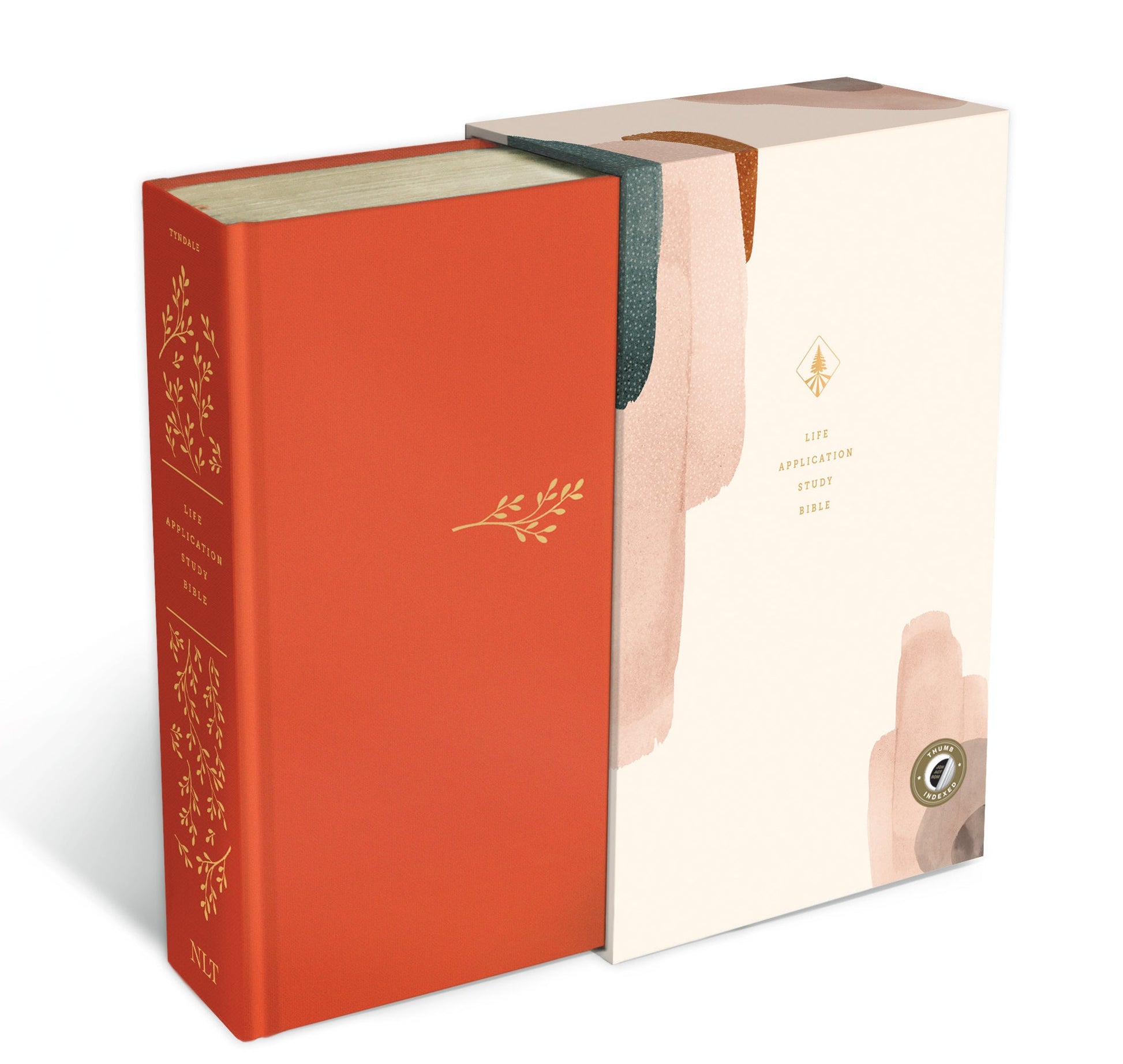 NLT Life Application Study Bible, Third Edition, Coral - Re-vived