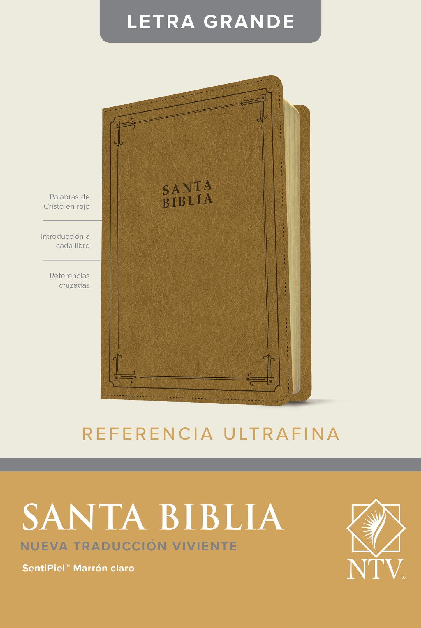 Santa Biblia NTV, Edición de referencia ultrafina, letra gra - Re-vived