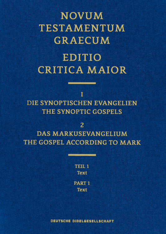 The Gospel of Mark, Editio Critica Maior 2.1 - Re-vived