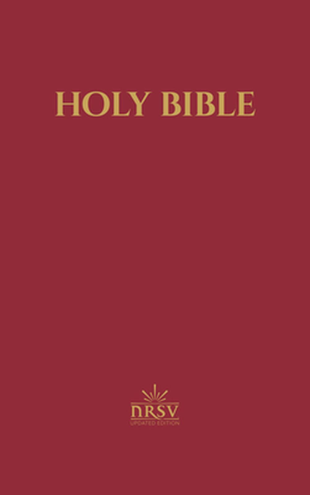 NRSV Updated Edition Pew Bible with Apocrypha, Burgundy - Re-vived
