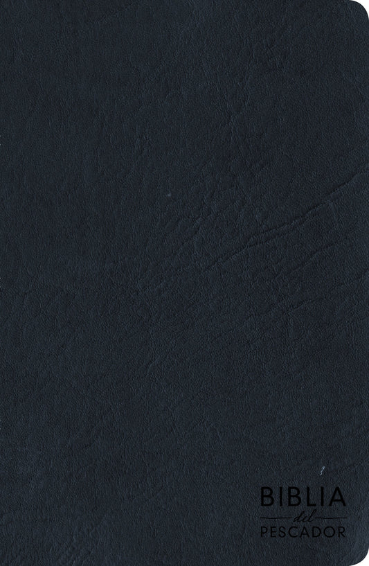 RVR 1960 Biblia del Pescador letra grande, azul símil piel - Re-vived