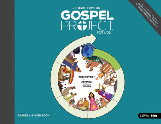 Gospel Project Home Edition: Grades K-2 Workbook, Semester 1 - Re-vived