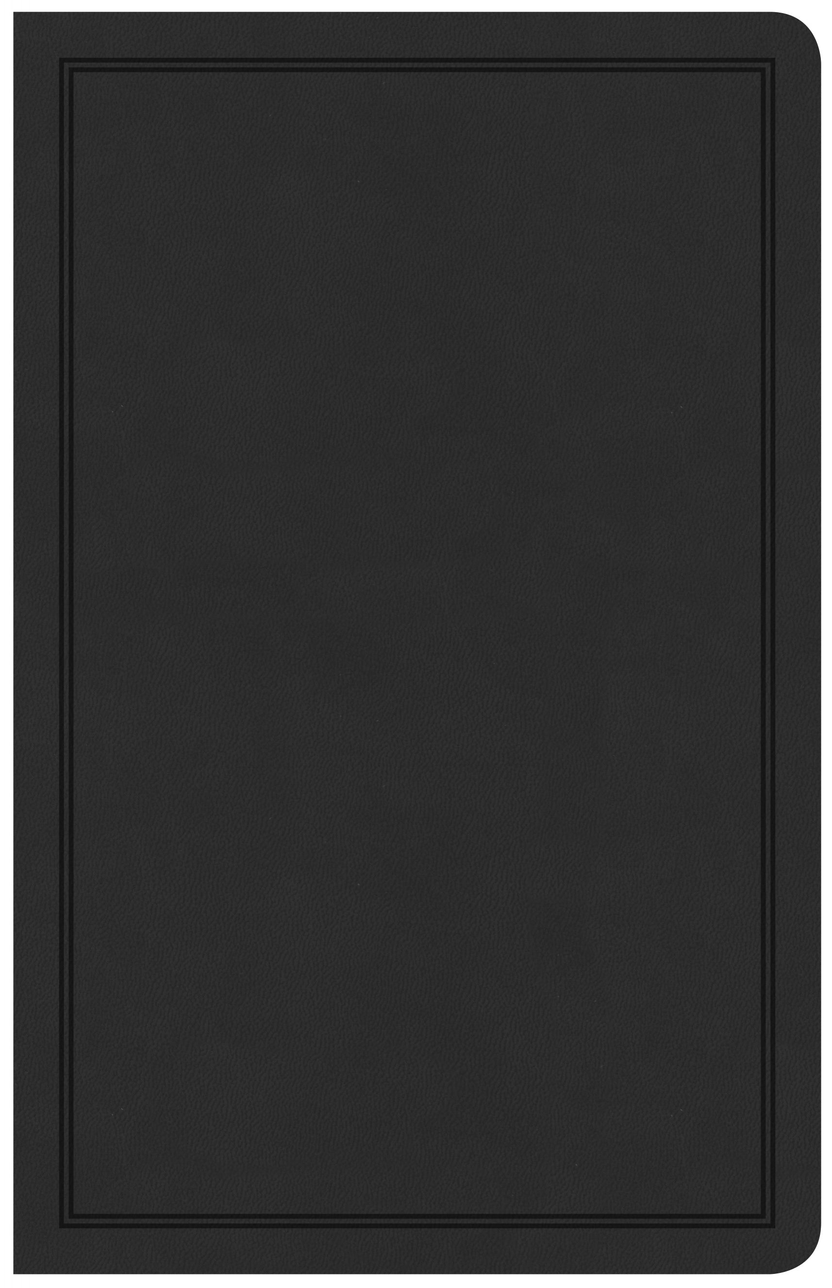 CSB Deluxe Gift Bible, Black LeatherTouch - Re-vived
