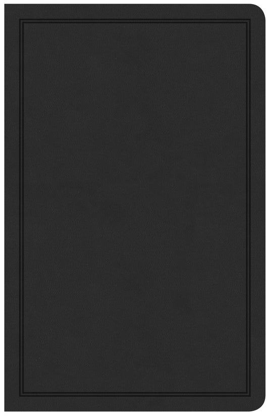 CSB Deluxe Gift Bible, Black LeatherTouch - Re-vived
