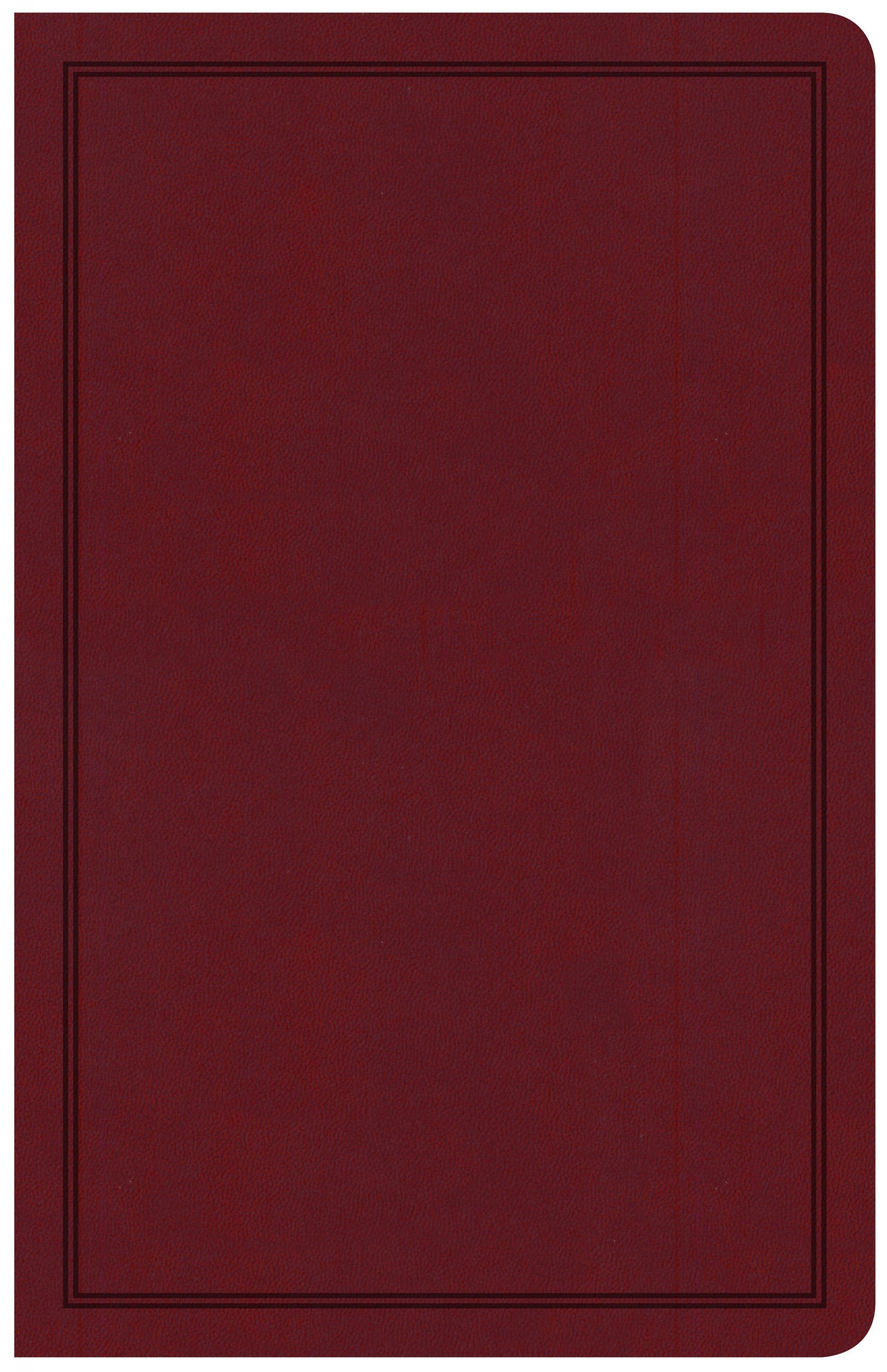 CSB Deluxe Gift Bible, Burgundy LeatherTouch - Re-vived