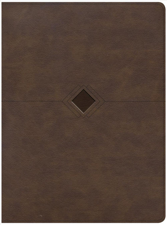 CSB Day-by-Day Chronological Bible, Brown Leathertouch - Re-vived
